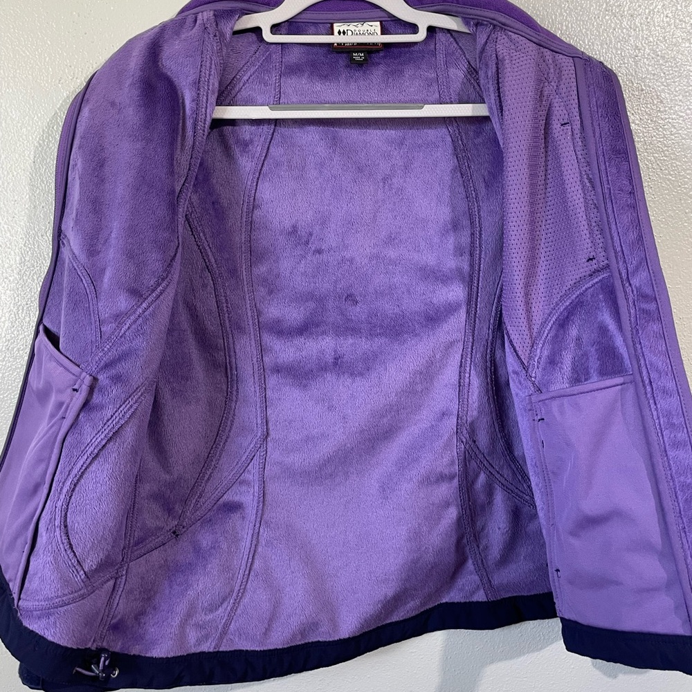 Double Diamond Purple Performance Zip Jacket Wome… - image 3
